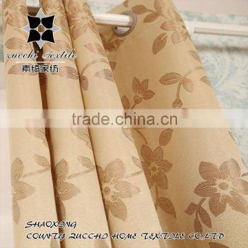 Jacquard Curtain Panel Grommet Drapery make of 100% polyester fabric