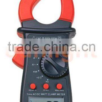 TM-28E 600A TRMS AC/DC Watt Clamp Meter