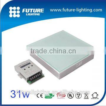 3 years warranty toughened glass white color 600*600 led tile light led tiles