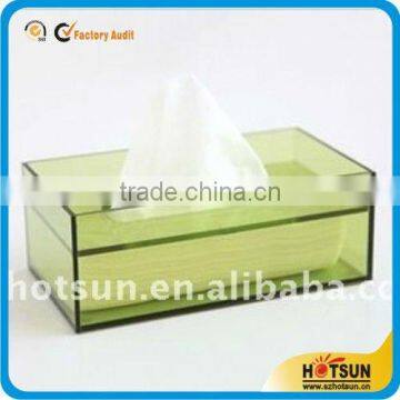 Custom acrylic tissue box/holder,napkin box