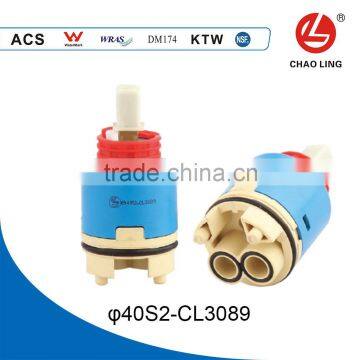 40mm high base brass spindle water filter ceramic cartridge of tap parts