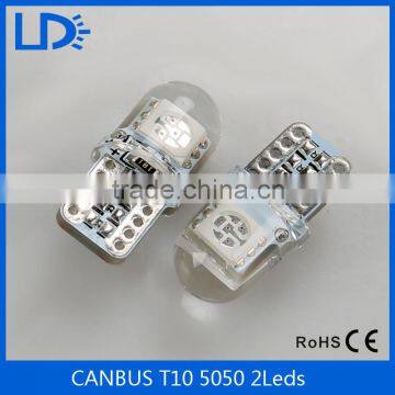 T10 Canbus 5050 2smd Silicone Shell LED Lights Bulb No Error Led Auto Width Light photo-5
