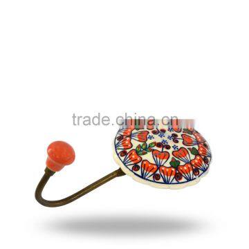Ceramic Red Design Blue Knob photo-3