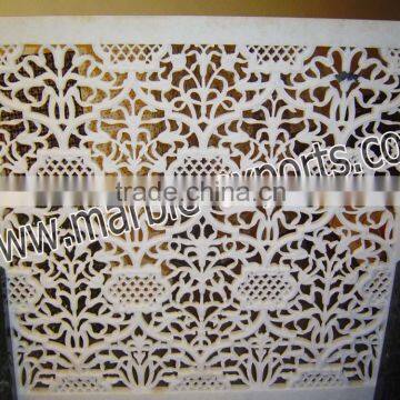 white marble carved jalis, Carving Jali , Decorative Stone Jali