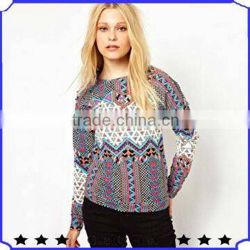 2013 high fashion design women fall jumper clothes rain bow creww neck jumper clothes shkz 129