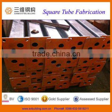 hot sale steel shed square tube fabrication