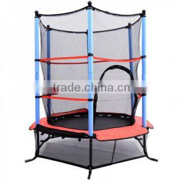 Aosom 55" Kids Jumping Free Trampoline Gymnastics Trampoline Enclosure Set