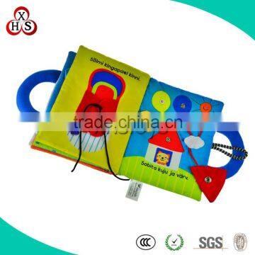 Wholesale Soft Stuffed Cheap Price Manufacture custom baby cloth book