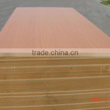 18mm red melamine mdf board for furniture