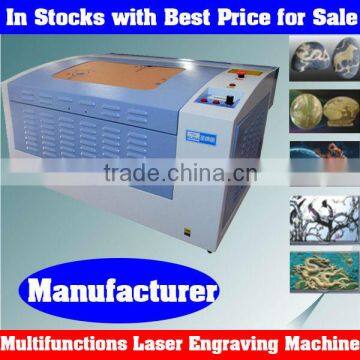 Hot Sale New Laser Cutting and Engraving Machine in Stocks for Wood, Stone, Polyester, OX-Horn, Paper Board