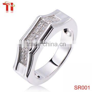 925 sterling silver ring inlay diamond,silver ring designs for girl