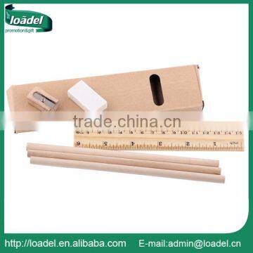 Promotional ruler eraser pencil set