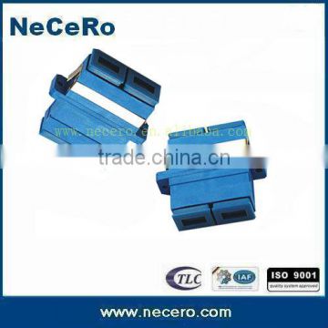 SC duplex optical fiber adapter