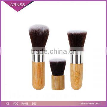 Best Price Cheap Professional Kabuki Bamboo Handle Makeup Brushes Set photo-5