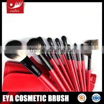 Top-selling 10pcs travling design of makeup brush sets with natural hair