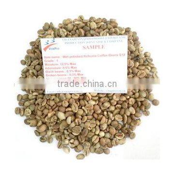 VIETNAM TOP QUALITY - WET POLISHED ROBUSTA COFFEE BEAN