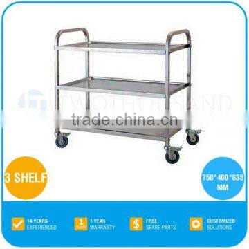 2017 TWOTHOUSAND HOT Stainless Steel Cart - Three Shelf TT-BU100C Kitchen Dining Cart