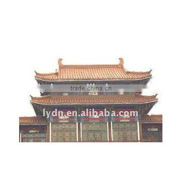 Chinese kung fu academy roof tile