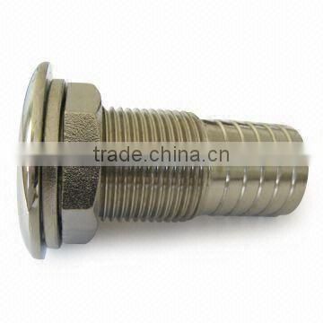 stainless thru hull fittings/stainless marine thru hull fittings