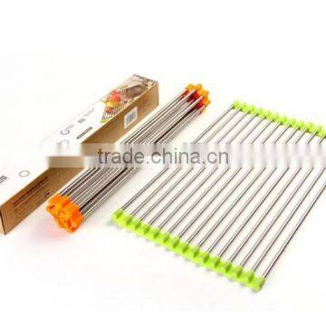 Foldable Stainless Steel Dish Drainer Drying Rack for Kitchen