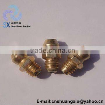 m6 brass ball type grease nipple with high quality from China (factory directly)