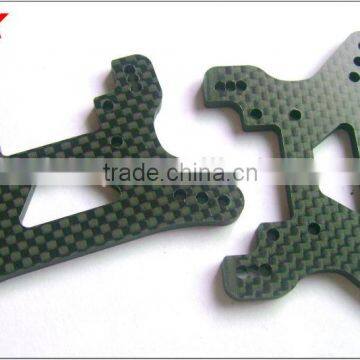 CNC cutting carbon fiber parts for rc car