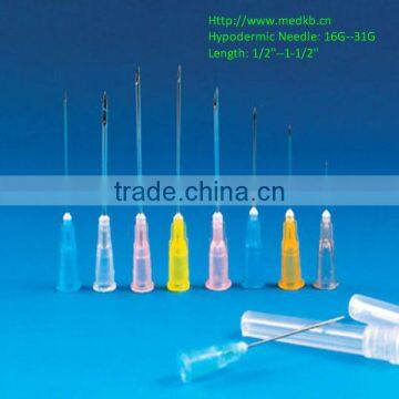 31GX1/2'' Disposable Hypodermic Needle