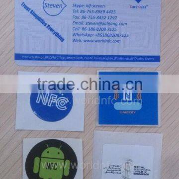 13.56MHz NTAG213 RFID NFC Sticker for Advisement Management photo-3