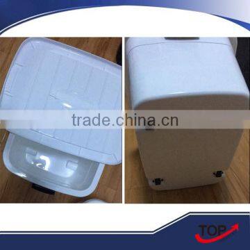 High Quality Square Plastic Storage Box With Pulley