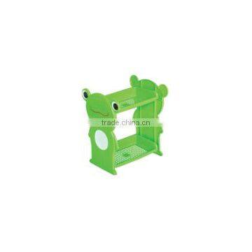 frog shape plastic storage shelf & rack