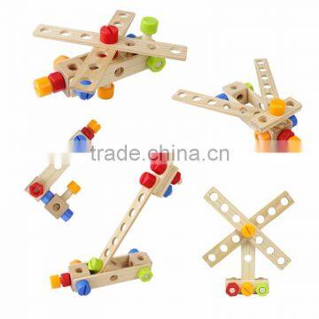 Creative DIY Wooden Tool Table Assembly Toy Disassembling Screw Toys photo-3