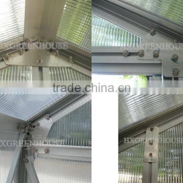 Garden Used Aluminum Frame Greenhouse With 6mm Polycarbonate Sheet HX66126-5 photo-4