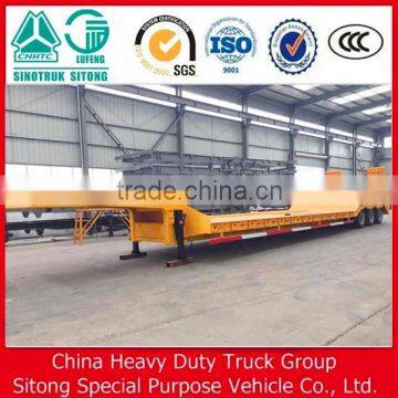Lowbed Excavator Carrier Chassis Tractor With 3 Axle for Sale photo-4