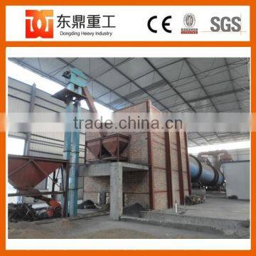 Professional engineer installation biomass sawdust wood chips rotary dryer from factory