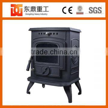 5.0KW Modern Design Wood Burning Stoves and Wooden Burning Fireplace DHF332 photo-4