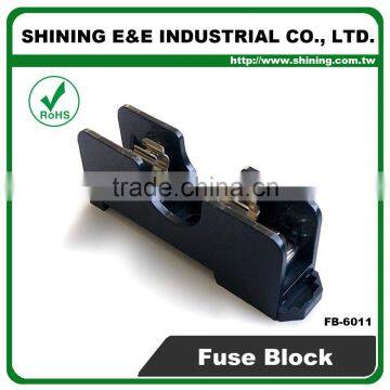 FB-6011 For 6x30mm Glass Fuse Rail Mounted 600V 1 Pole 15A Fuse Block photo-3
