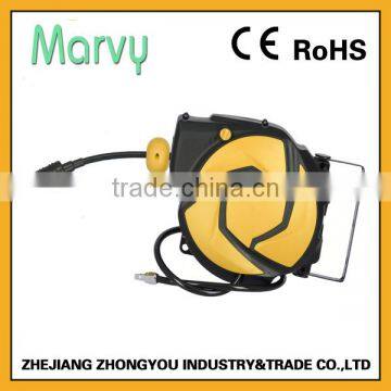 Car Air Supply Retractable Air Hose Reel With 10+1m PU-mesh Hose photo-3