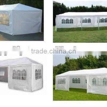 3*9M, easy portable large white wedding garden gazebo