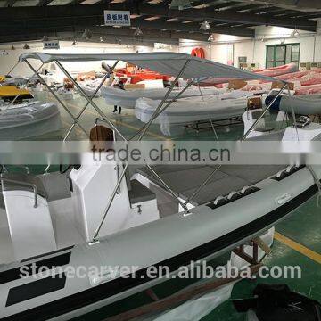 RILAXY High Speed Yacht Boat for Sale, Low Price 24' Luxury RIB Boat With Orca Hypalon Tube RIB 730, Mini Yacht Made in China photo-2