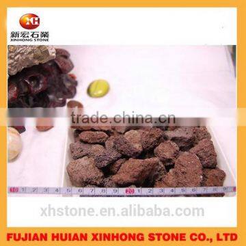 Decorative Red Volcanic Garden Rocks for Sale photo-5