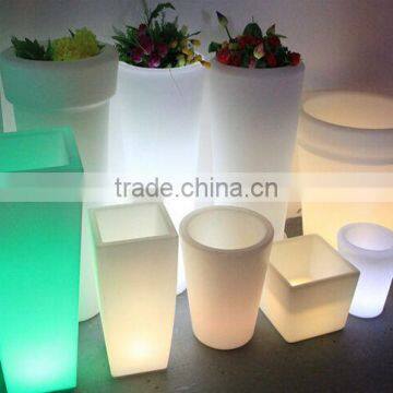 16 color change lighted up remote control led flower/planter pot