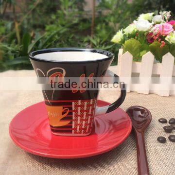 KC-2592 Haonai Good quality High large ceramic coffee set