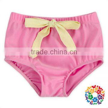 Little Baby Girl Two Pieces Pink Swan Swimsuit photo-2