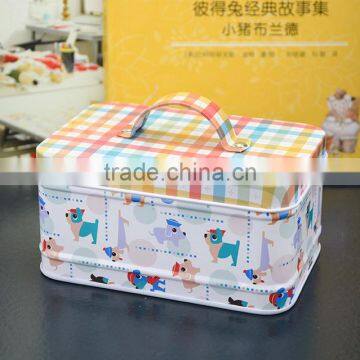 Gift Food Chocolate Candy Tea Toys Jewellery Treasury Rectangular Tin Box photo-3