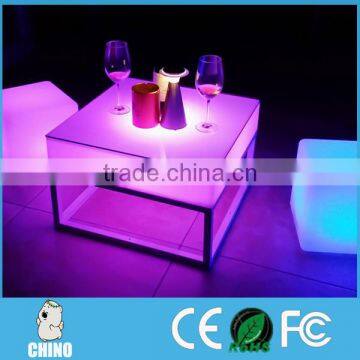 Bar furnitureand home and garden LED lighting table