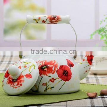 Tea Set 2.5 L Ceramic Teapot With Flower Design TeaPot Wholesale photo-2
