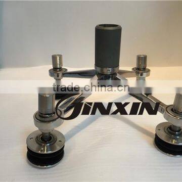 JINXIN Glass 4 Legs System Fitting Installation Glass Spider Connection photo-3