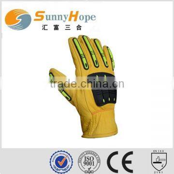 SUNNY HOPE Leather Motorcycle Leather Sport Gloves photo-3
