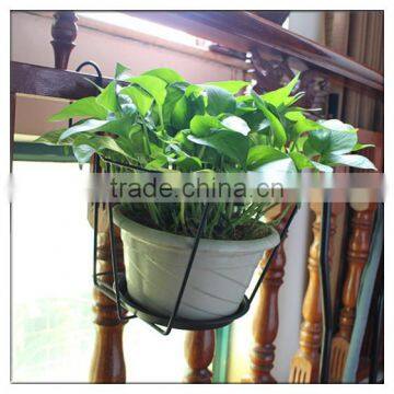 Hanging Metal Plant Holder With Black Powder Coating photo-2