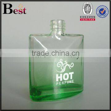 Cosmetic New Products Gradual Green Square 20ml Glass Perfume Bottle Aluminum Spray and Cap China Suppliers photo-4